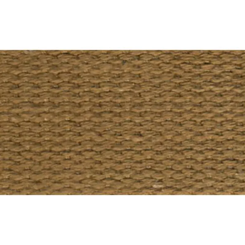 1 1/2″ 100% Cotton Strapping/Webbing — Light Brown