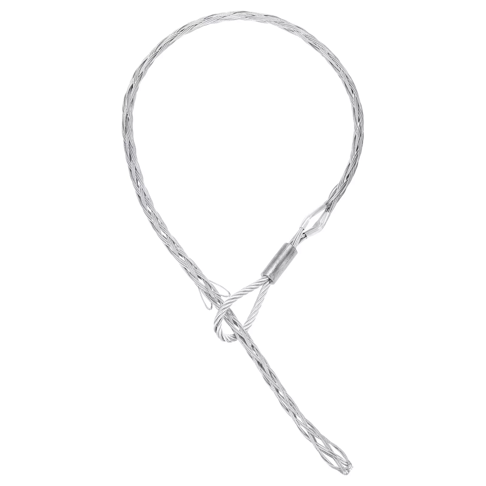 10-15mm Cable Pulling Socks Grip 130cm Stainless Wire Mesh Puller Socks Grip