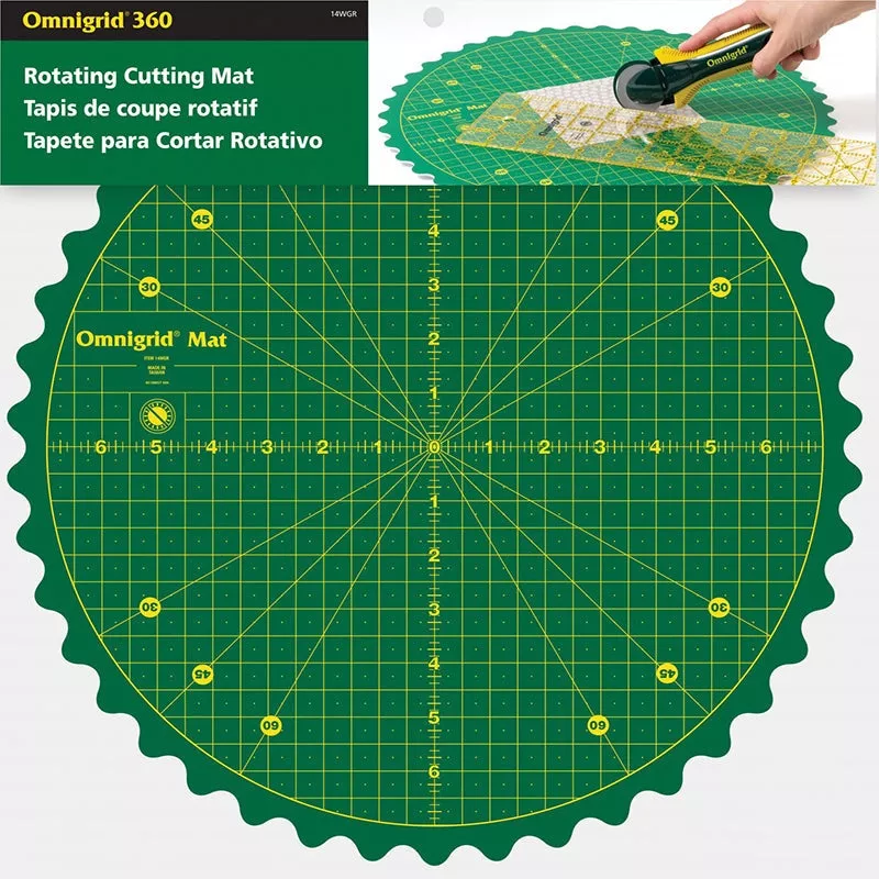 14 Rotating Cutting Mat 14WGR Omnigrid