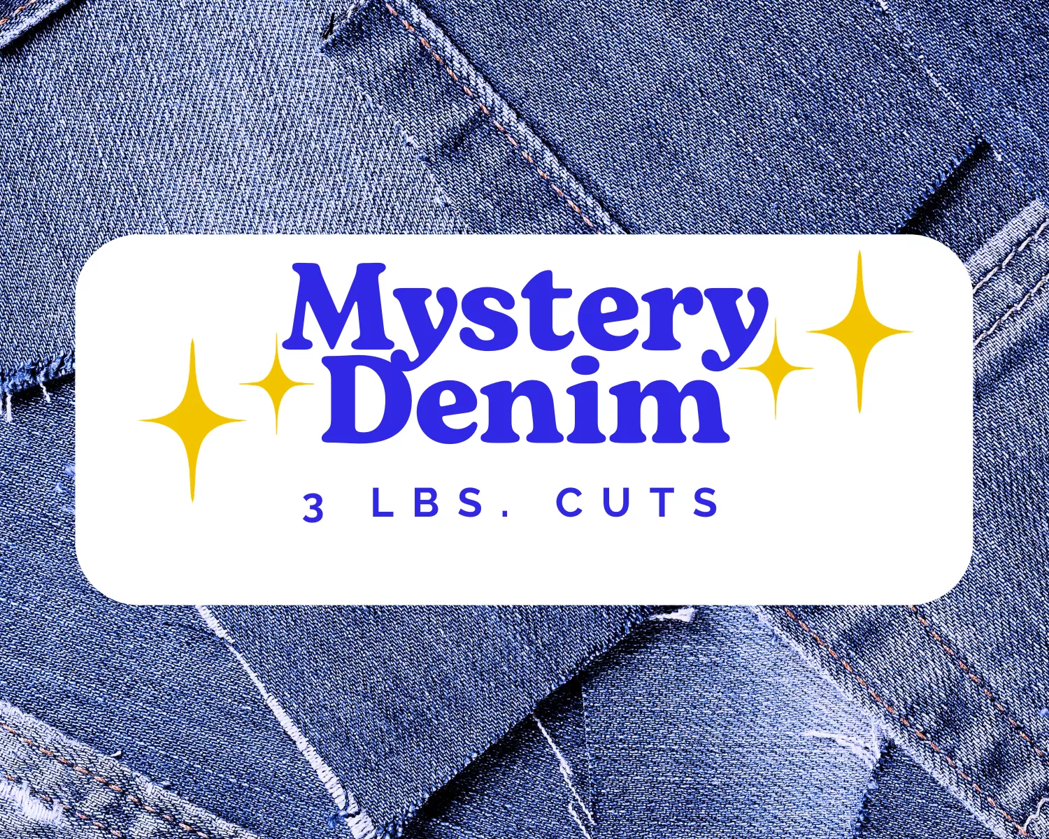 3 LB Mystery Denim Cuts Bundle