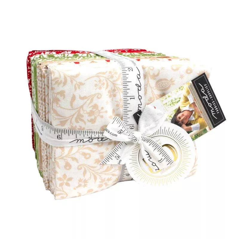 (35 Pieces) Buon Natale Fat Quarter Bundle by Fig Tree & Co. for Moda Fabrics