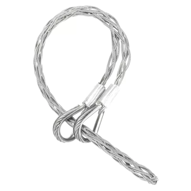 37-50mm Cable Pulling Socks Grip 0.8 m Stainless Wire Mesh Puller Socks Grips