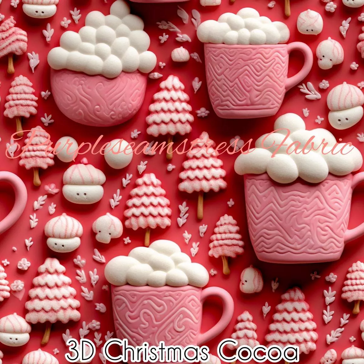3D Christmas CocoaFabric