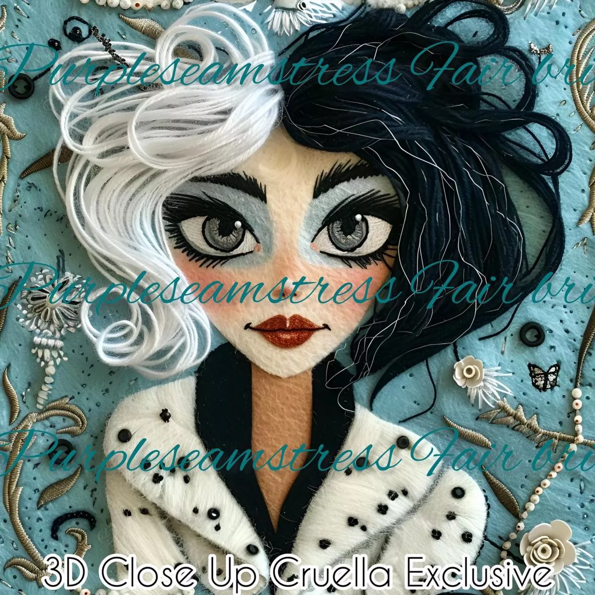 3D Close Up Cruella ExclusiveFa…