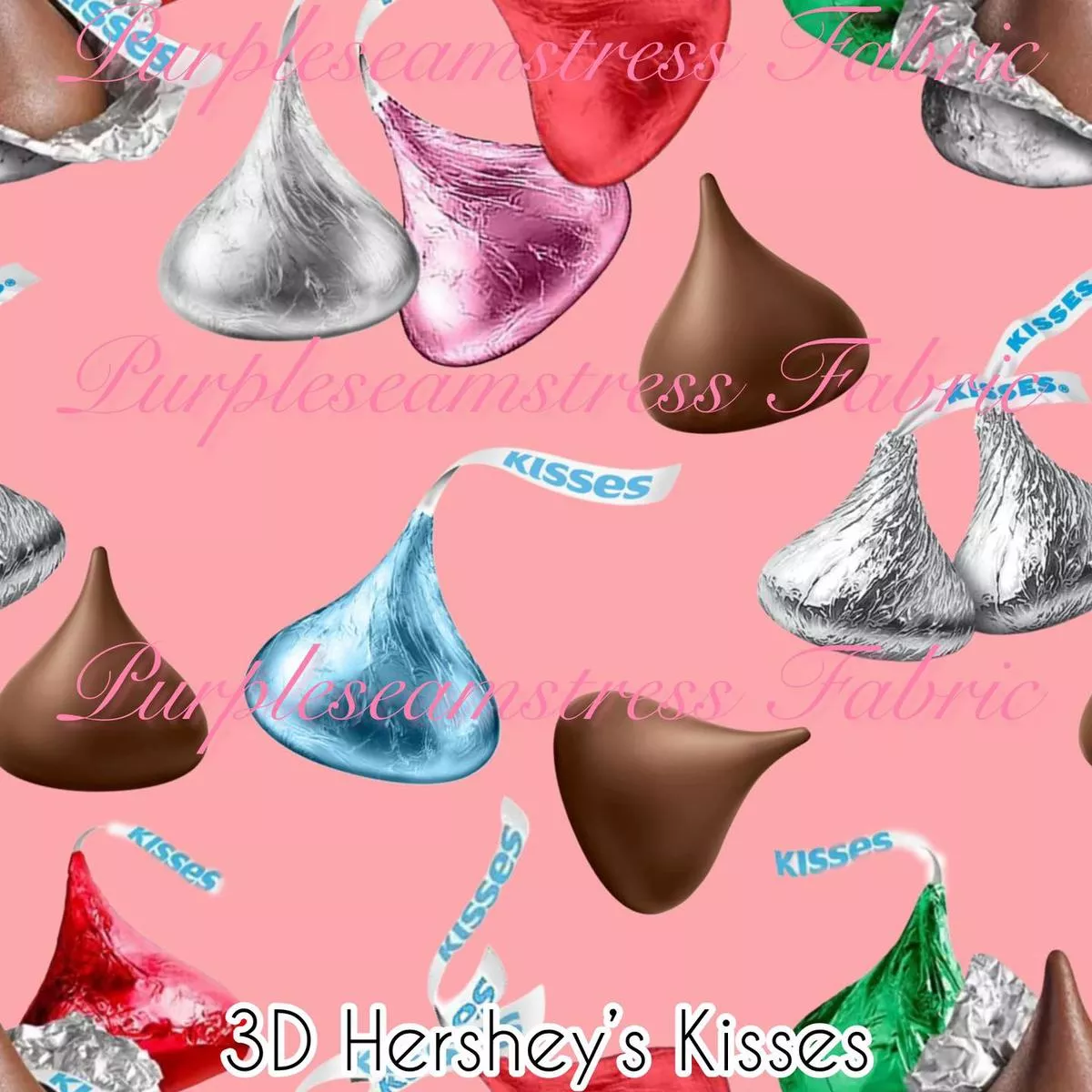 3D Hersheys KissesFabric