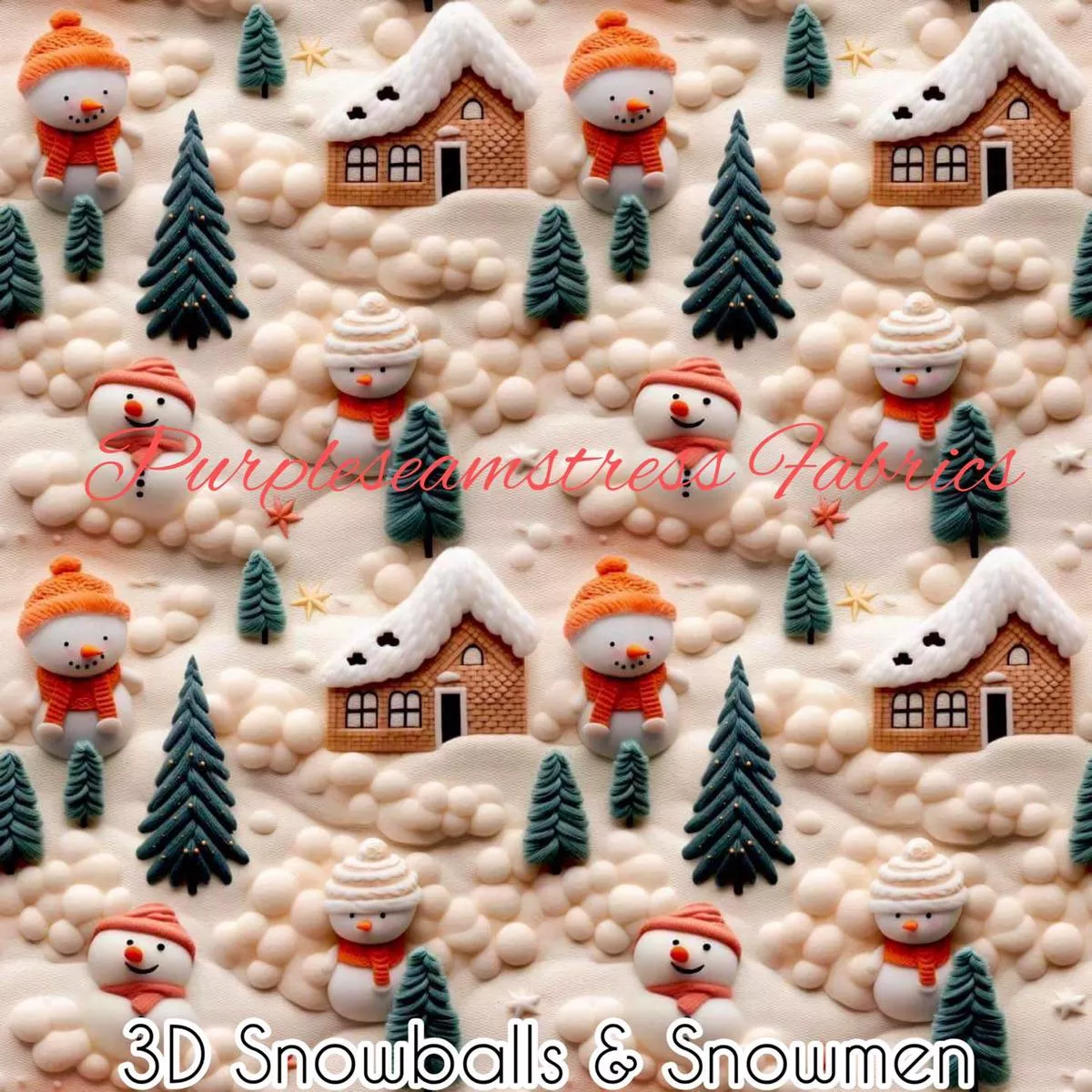 3D Snowballs & SnowmenFabr…