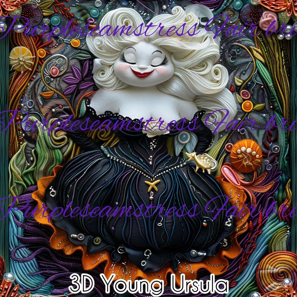 3D Young UrsulaFabric