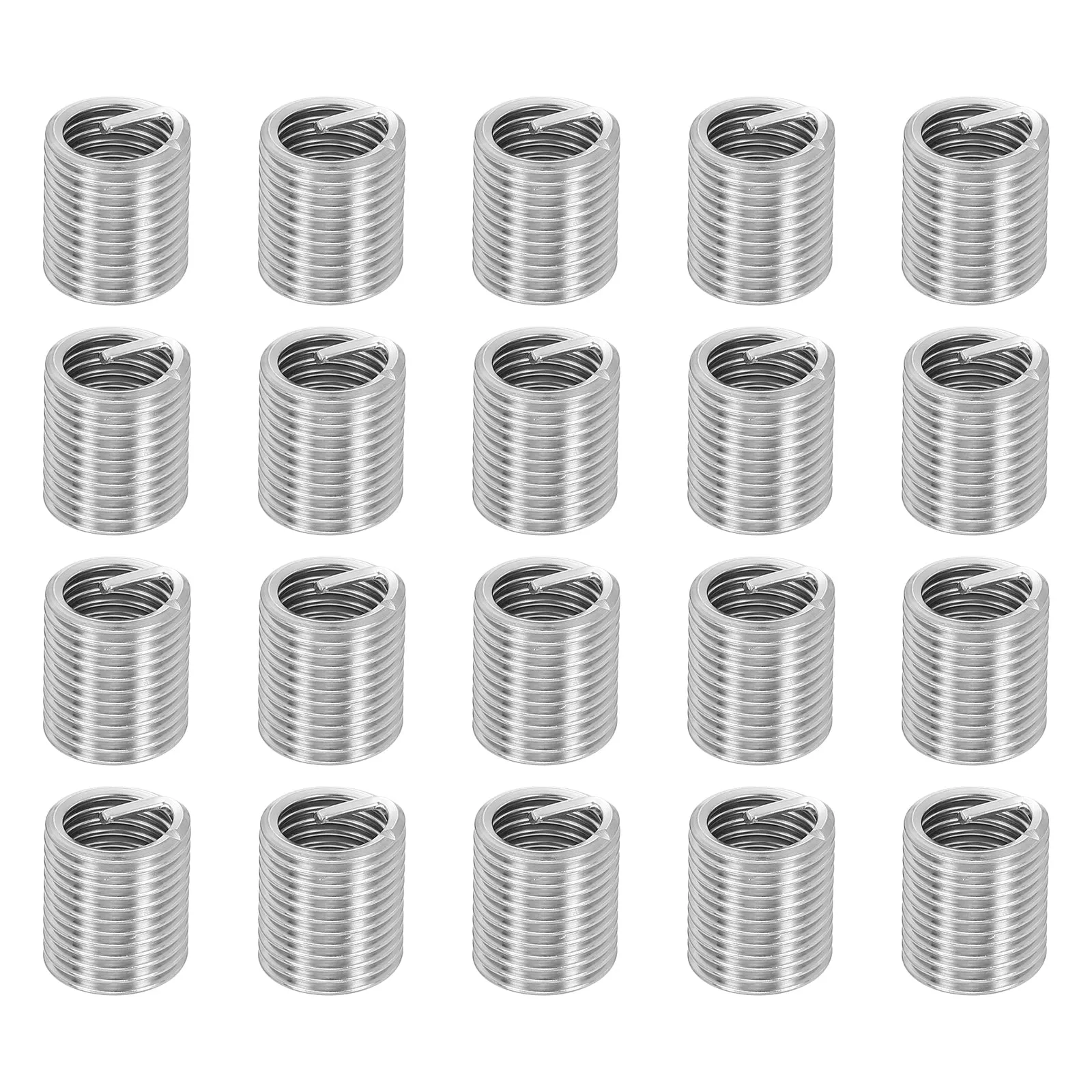 50pcs Wire Thread Inserts M12 x 1.75 x 2D Metric Helical Threaded Sleeve