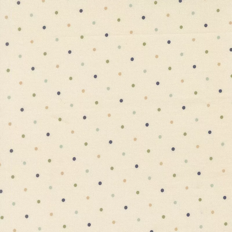 (5230 61) True Love Magic Dot Cream Daydream by Vanessa Goertzen of Lella Boutique for Moda Fabrics. Sold in 1/2 Yard Increments