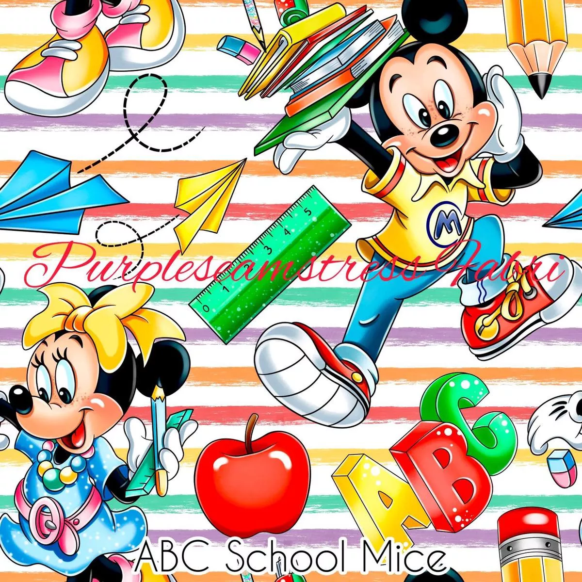 ABC School MiceFabric