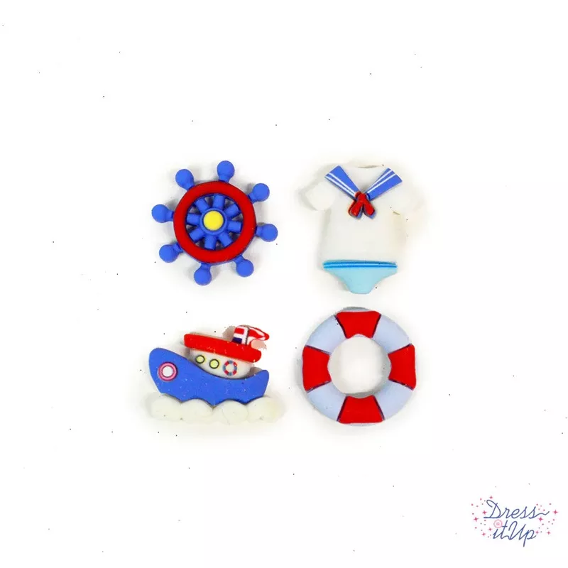 Ahoy Baby Buttons