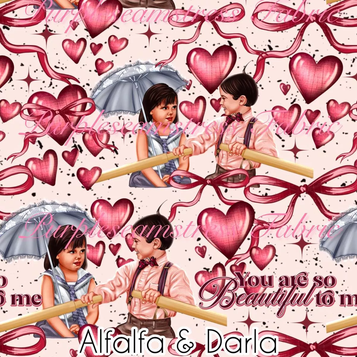 Alfalfa & DarlaFabric