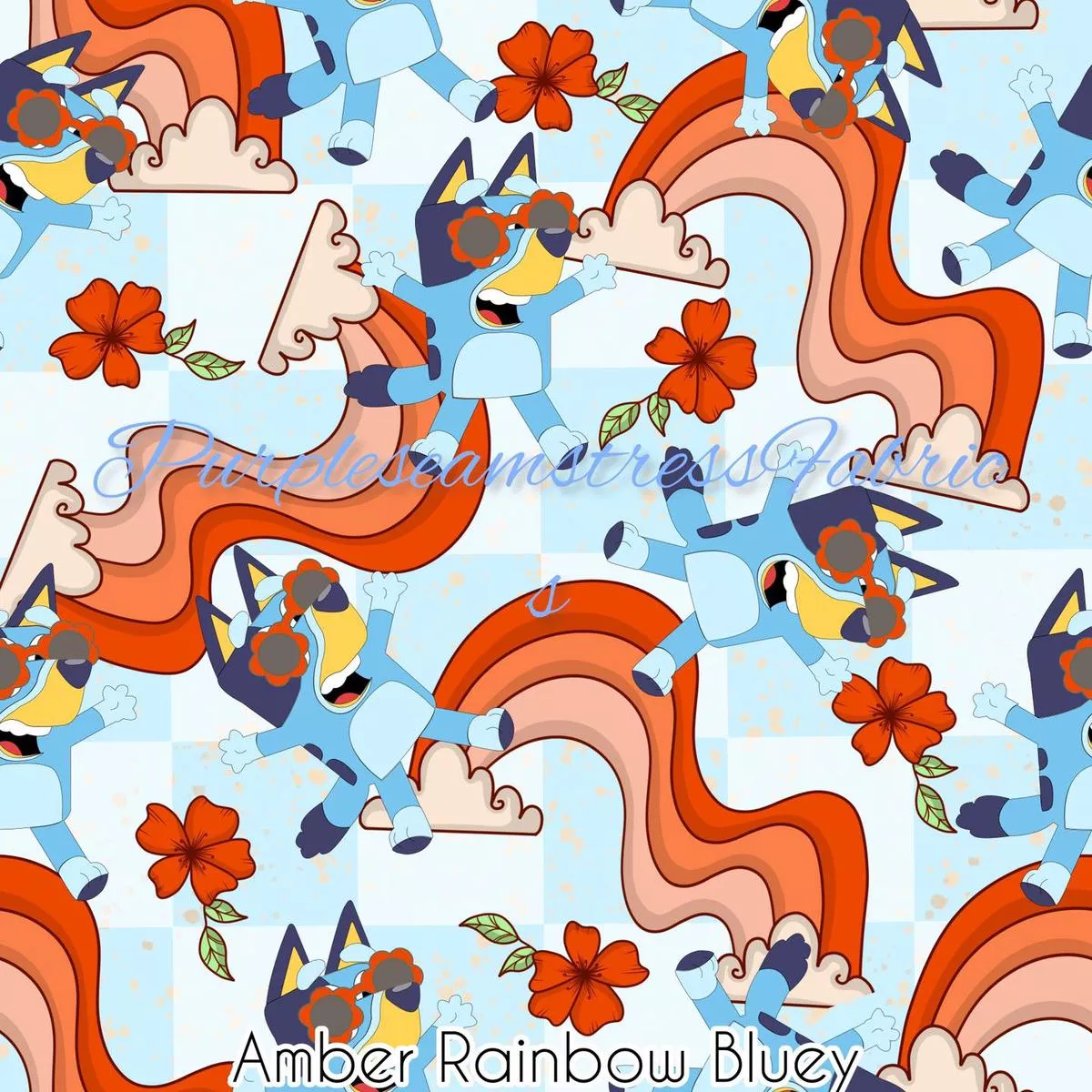 Amber Waves BlueyFabric