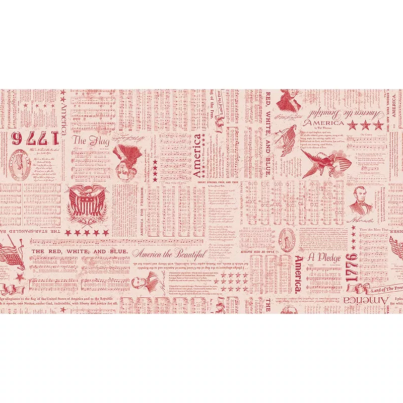 “Americana”- Wide Back Liberty Red