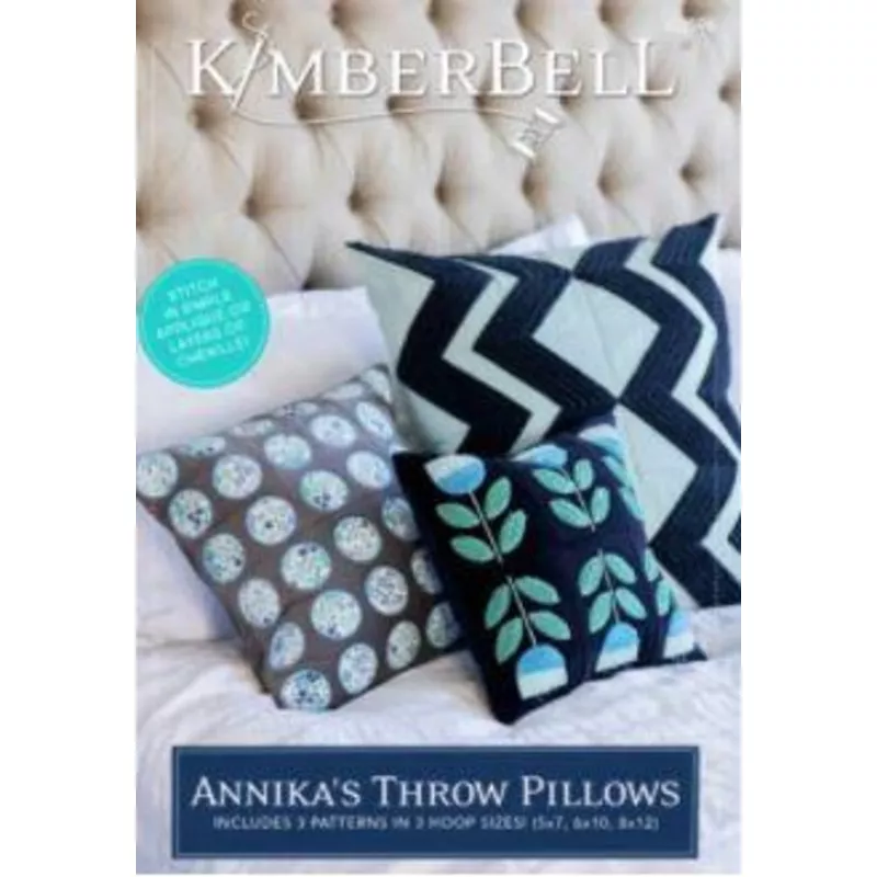Annikas Throw Pillows Embroiidery CD