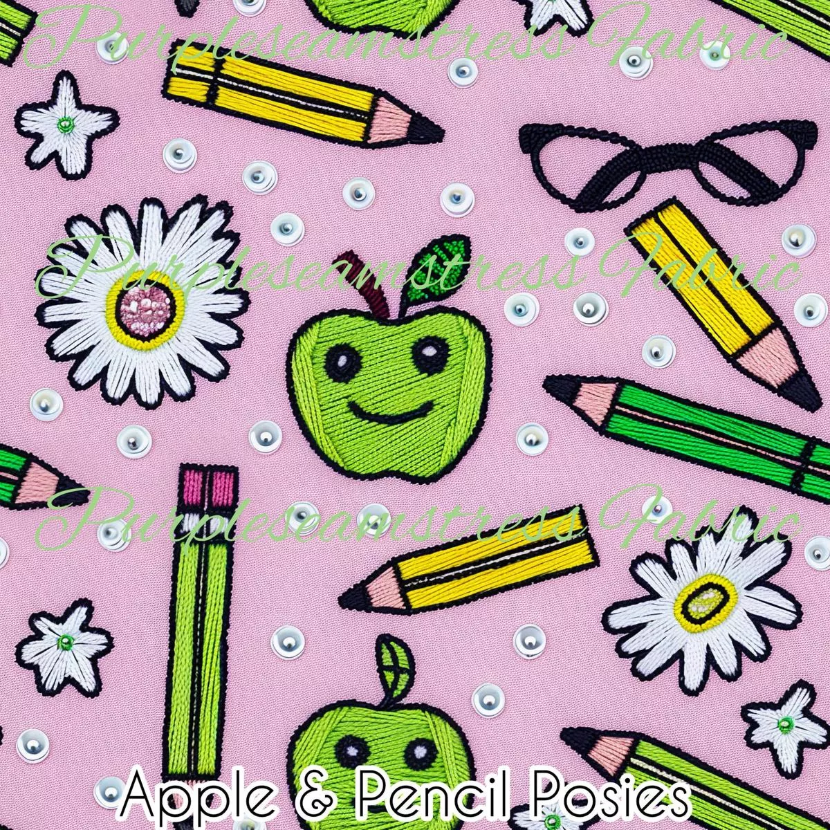 Apple & Pencil PosiesFabri…