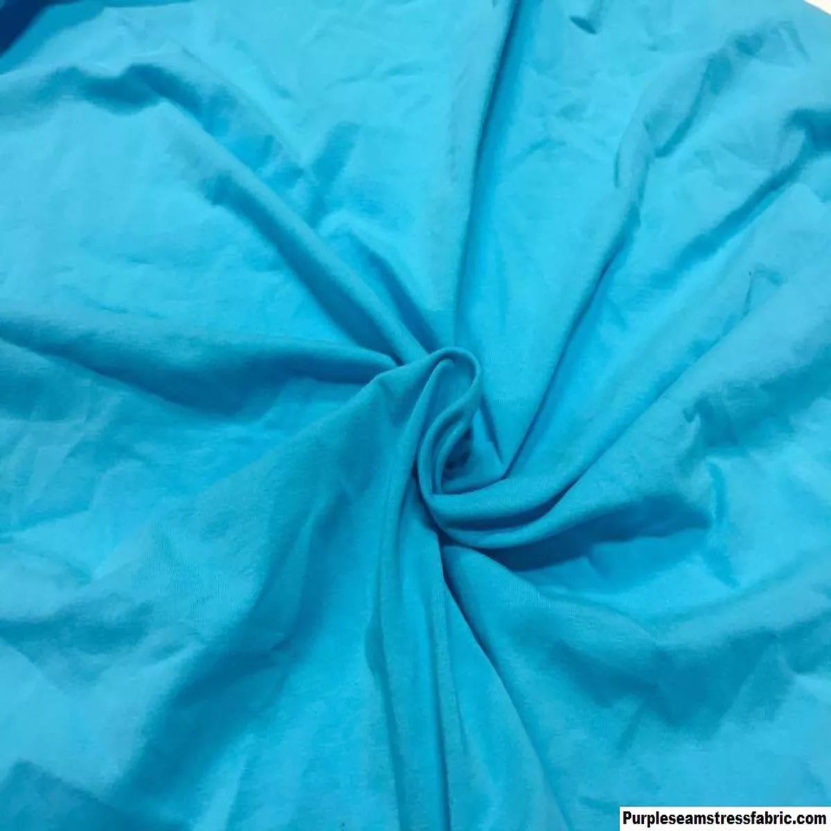 Aqua Cotton LycraFabric