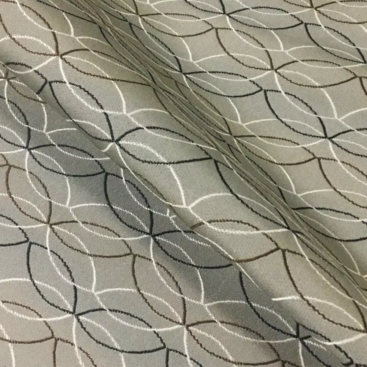 Arc-Com Cascade Fog Crypton Gray Upholstery Fabric