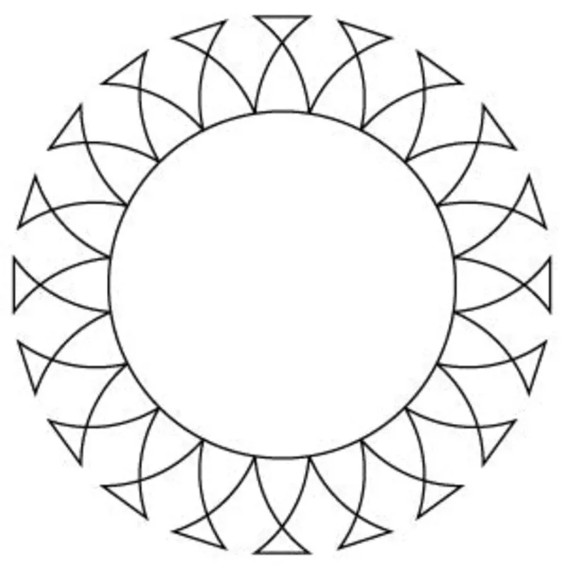 Arched Path Wreath Digital File