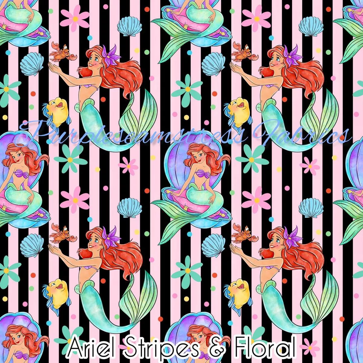 Ariel Stripes & FloralFabr…