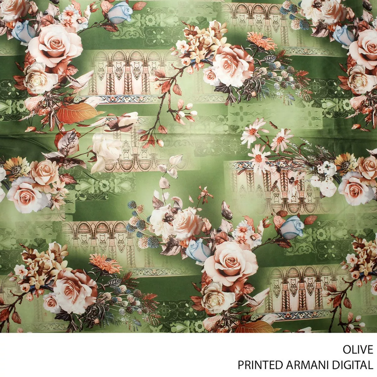 ARMANI DIGI PRT FABRIC OLIVE