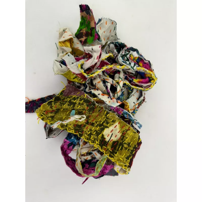 Assorted Indian Kantha Scrap Package