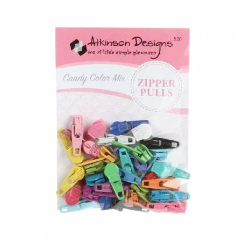Atkinson Zipper Pulls – Candy Color Mix ATK520