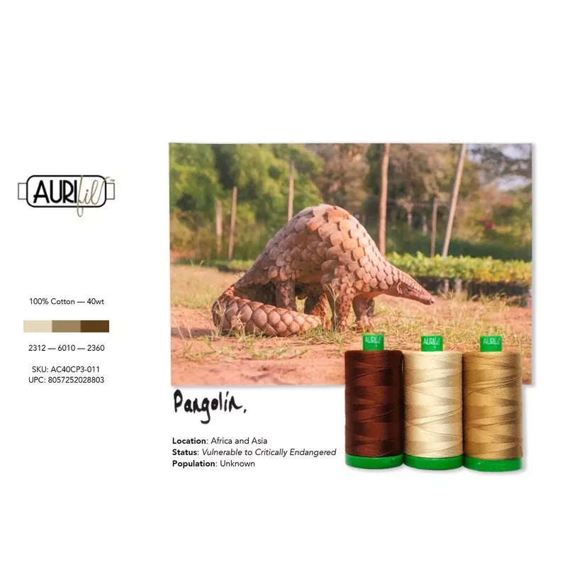 AURIfil Color Builder 40WT – Pangolin Brown