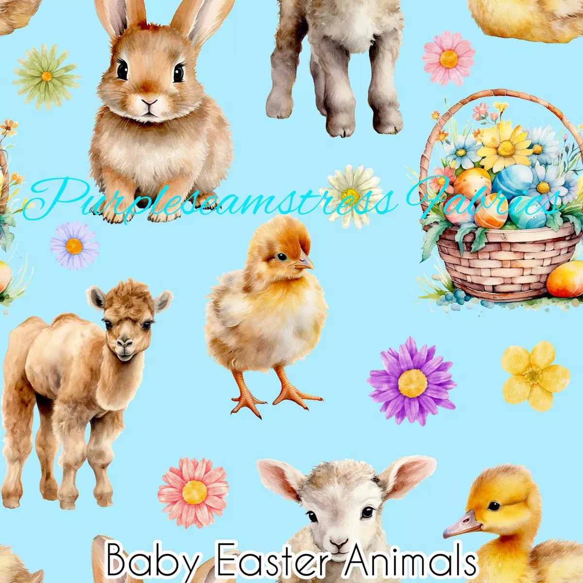 Baby Easter AnimalsFabric