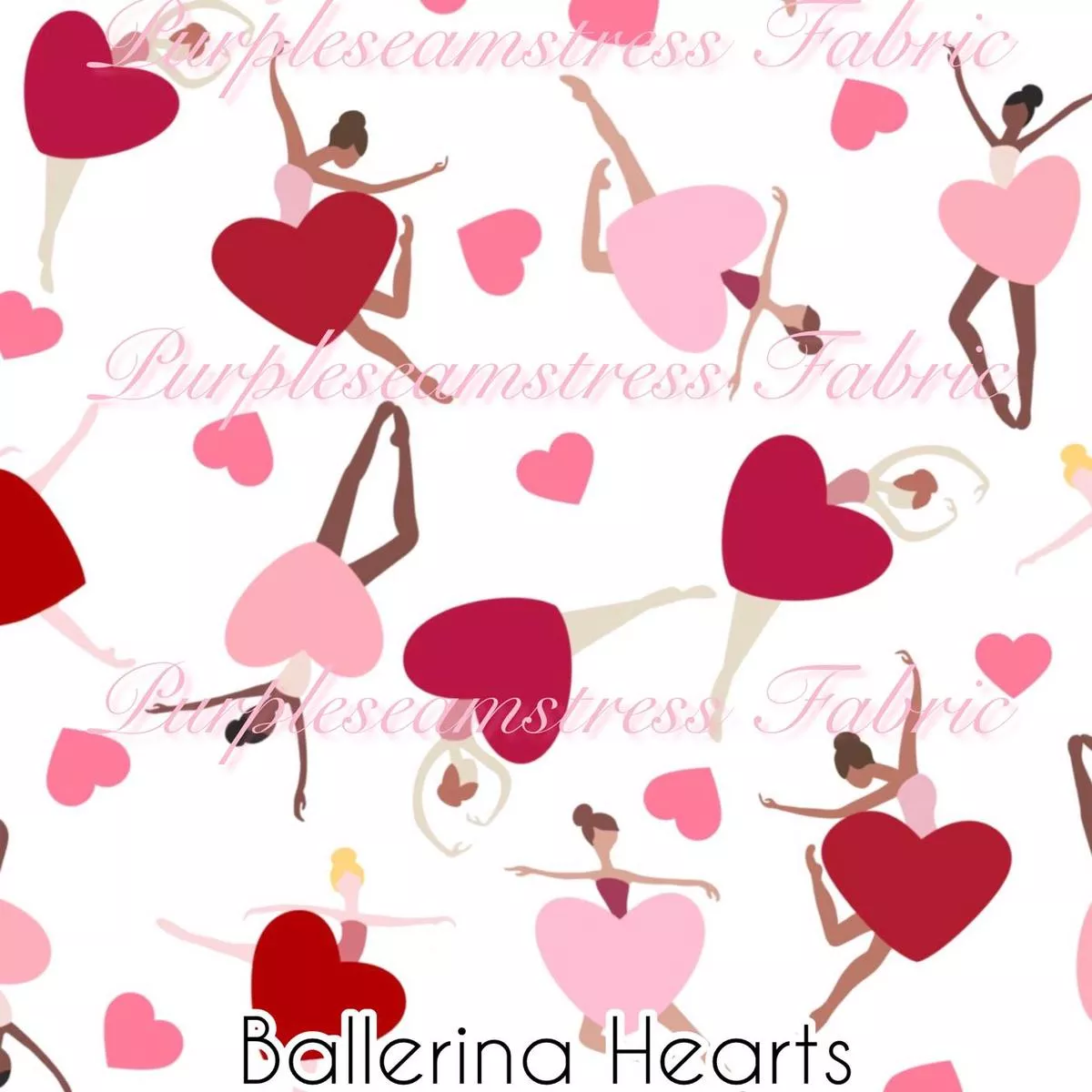 Ballerina HeartsFabric