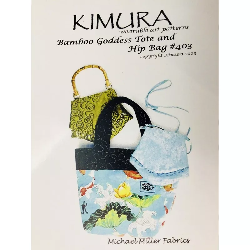 Bamboo Goddess Tote and Hip Bag Pattern