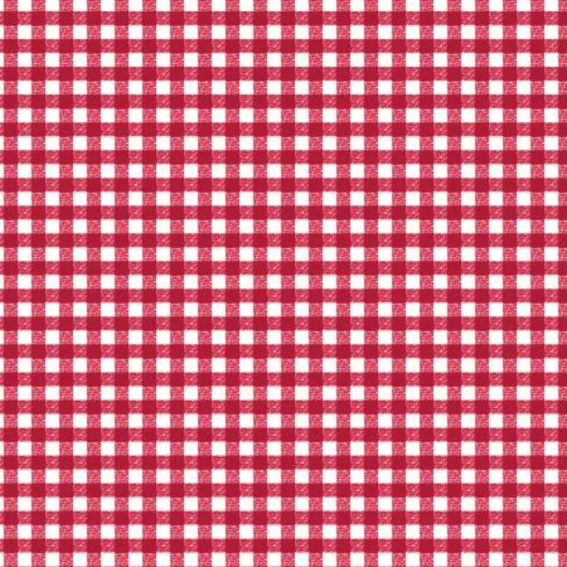 Barnyard Rules Red Check Fabric Yardage