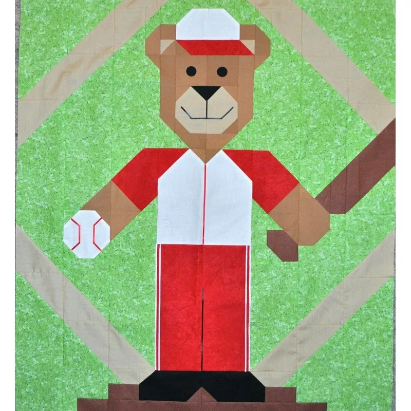 Baseball Bear Quilt Pattern