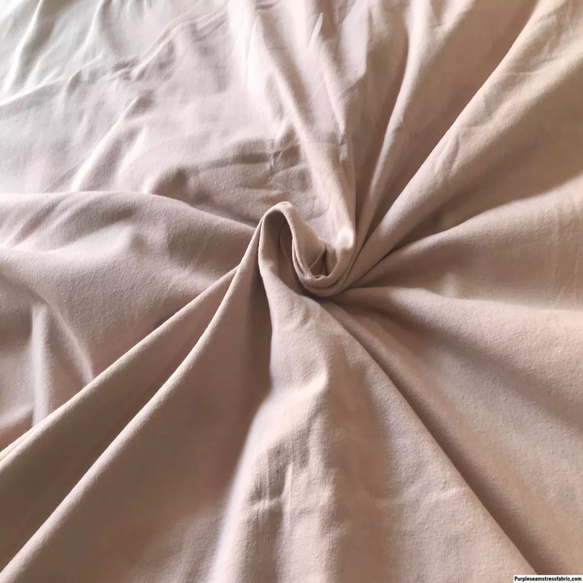Beige Cotton LycraFabric