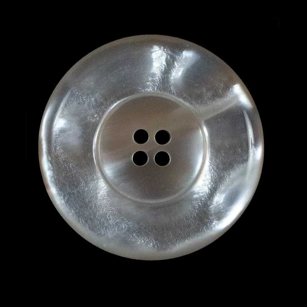 Beige Iridescent Plastic Button – 44L/28mm