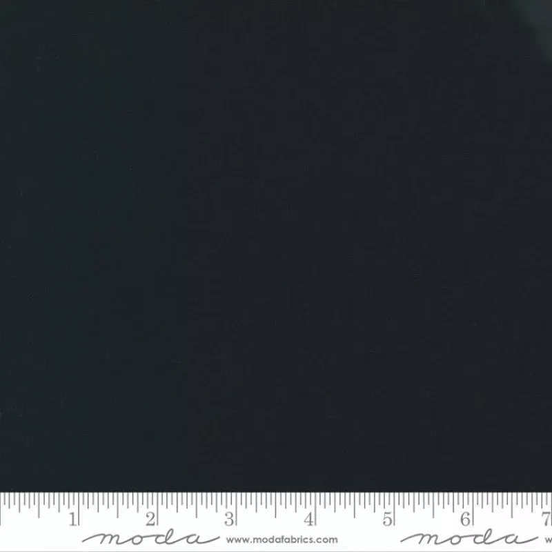 Bella Solid Super Black Moda Cotton Fabric MD-9900-96