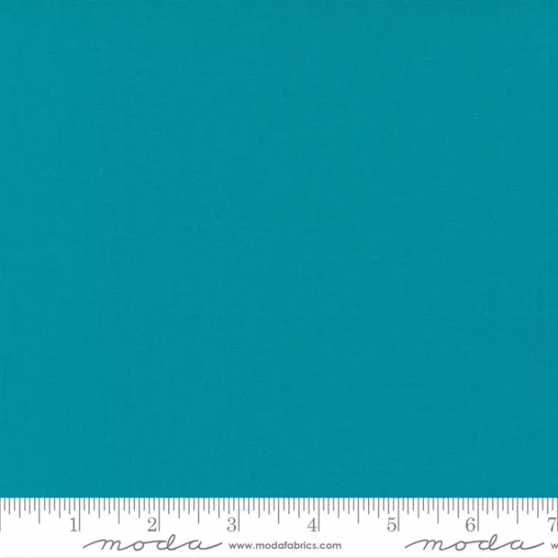 Bella Solid Turquoise Moda Cotton Fabric
