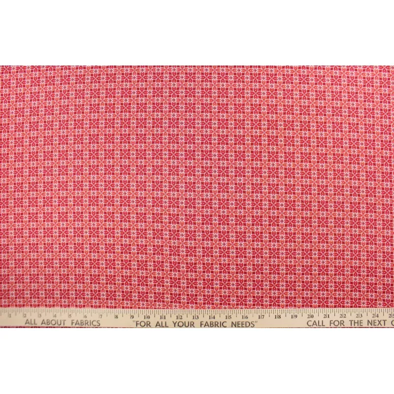 Benartex Diamonds in Red|Per Yard