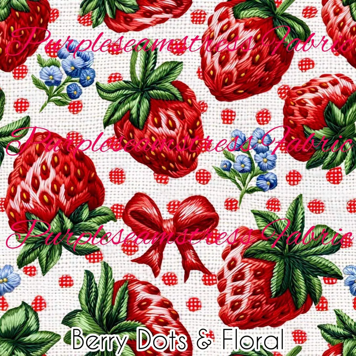 Berry Dots & FloralFabric