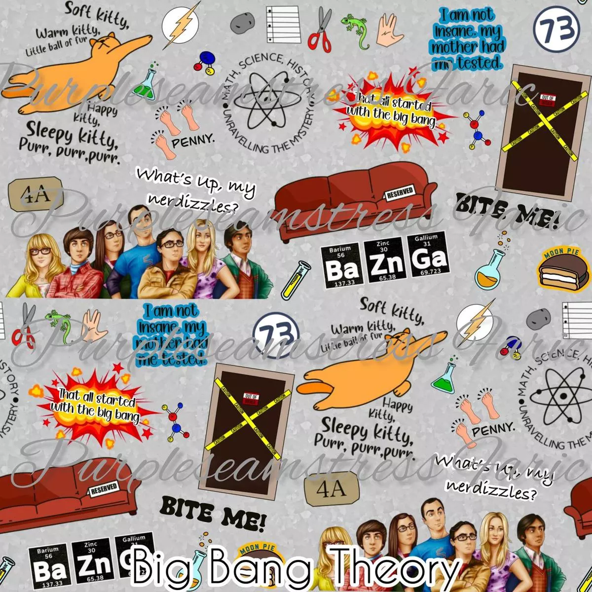 Big Bang TheoryFabric