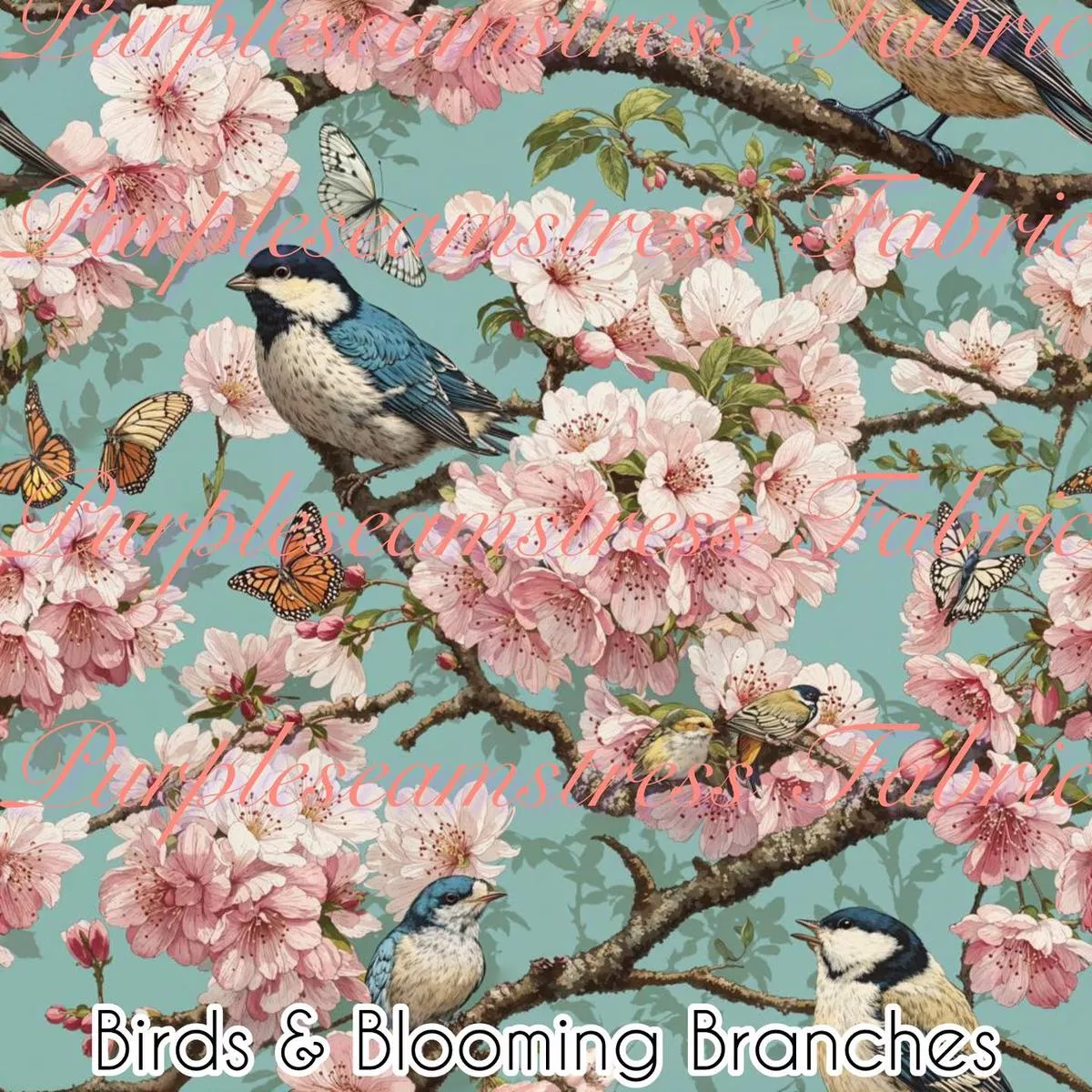 Birds & Blooming BranchesF…