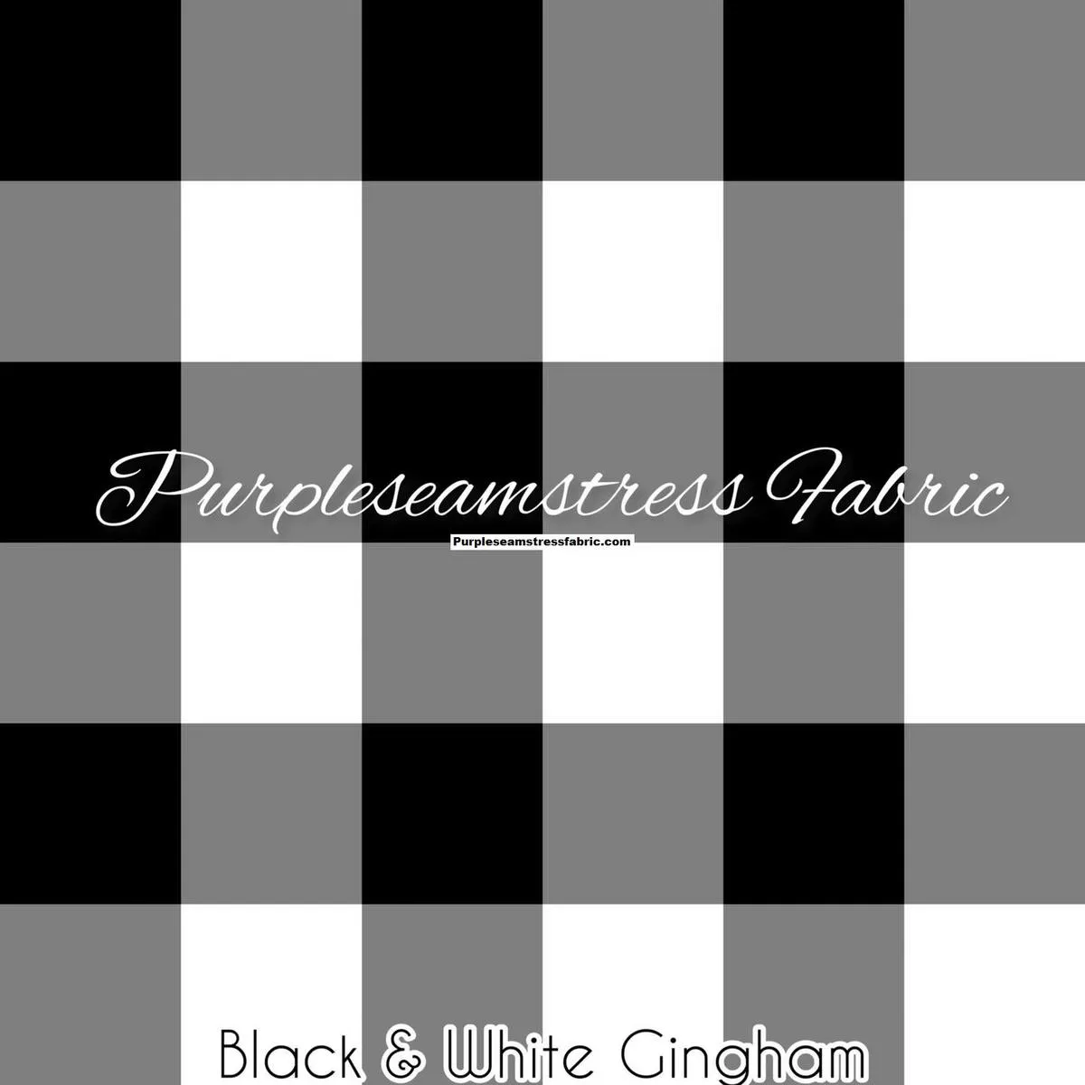 Black & White GinghamFabri…