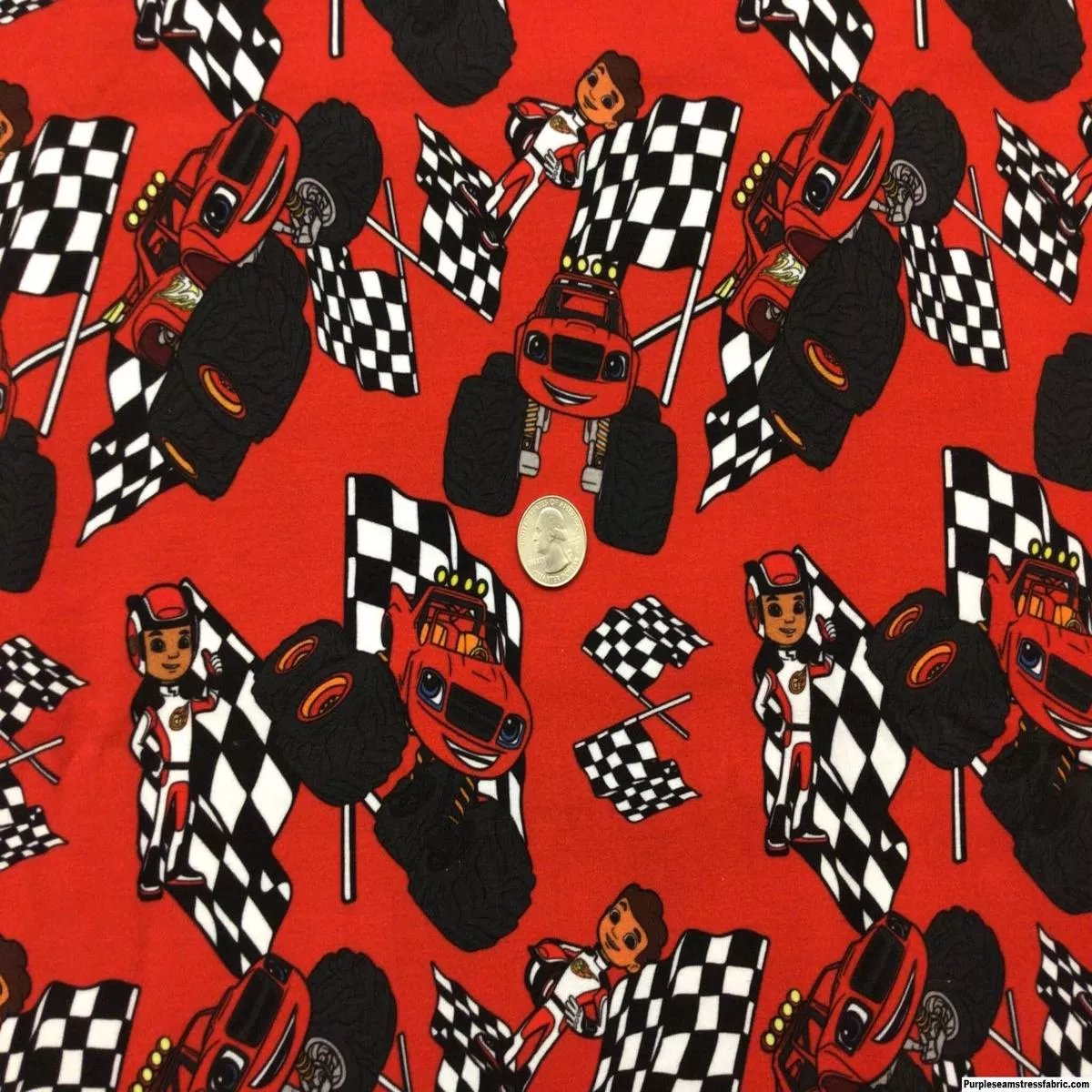 Blaze Monster TrucksFabric