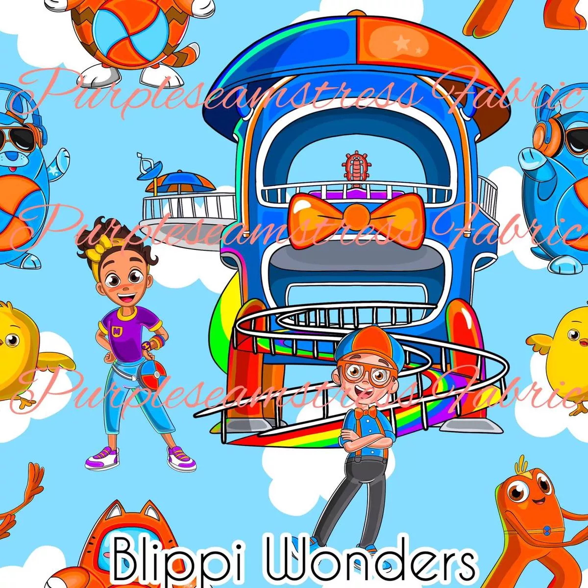 Blippi WondersFabric
