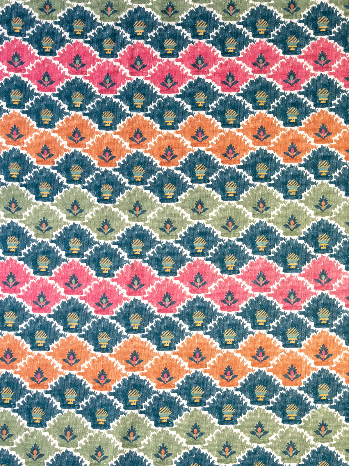 Bloom Ikat (Multi)-Sample