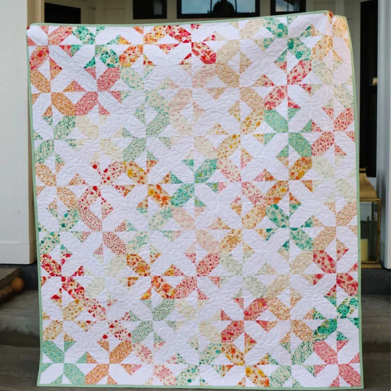 Bloomcross Precut Quilt Kit Featuring Art Gallery Bloomcore