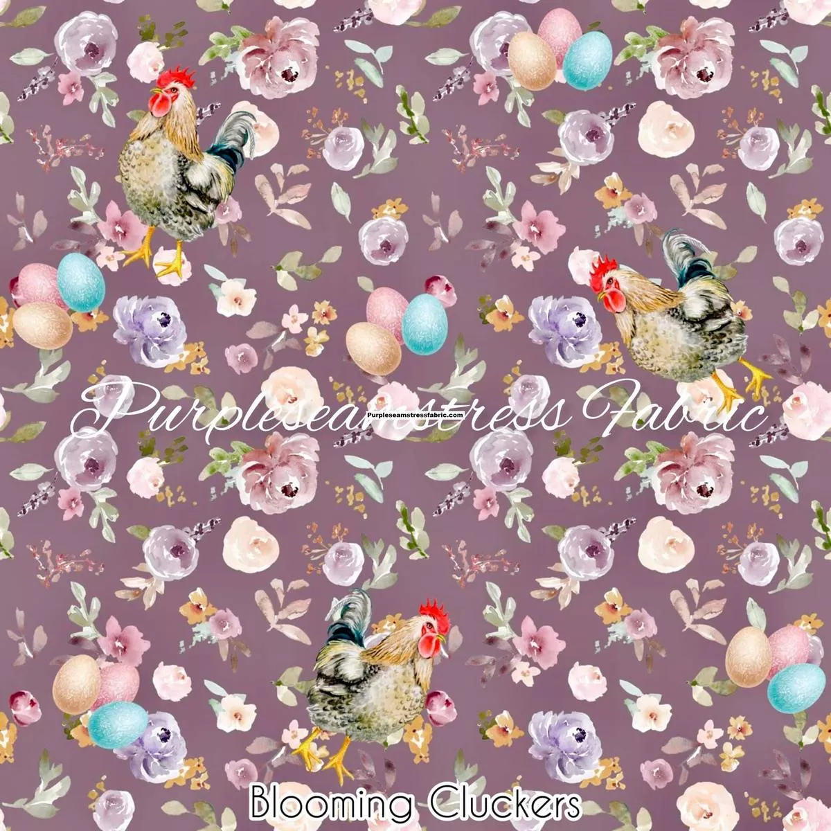 Blooming CluckersFabric