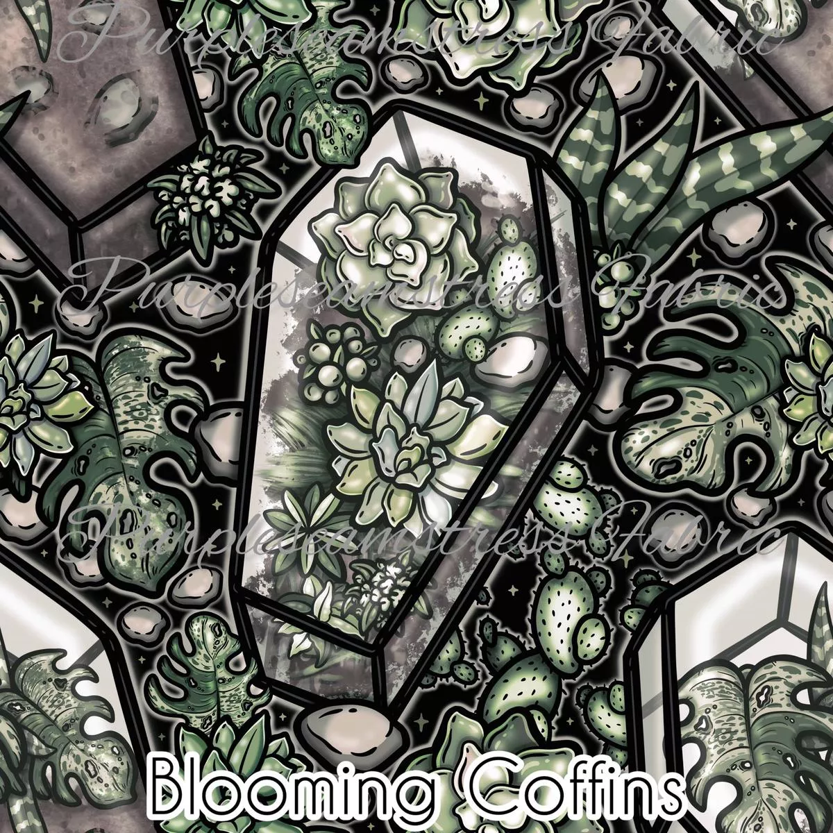 Blooming CoffinsFabric