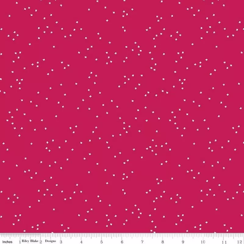 Blossom Fabric – Cranberry