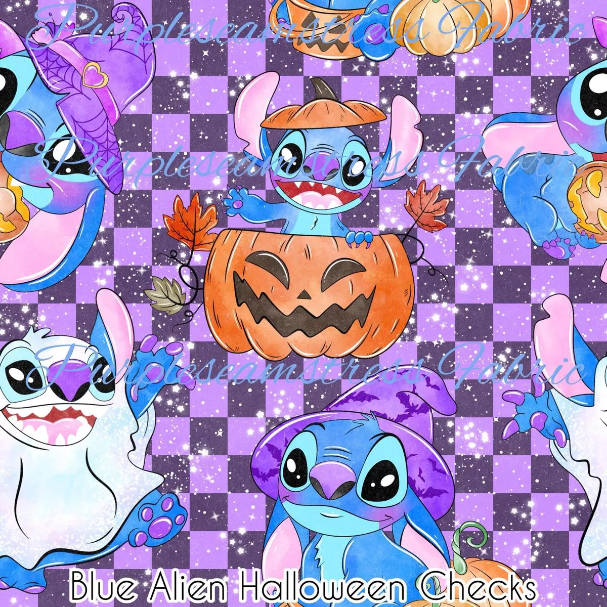 Blue Alien Halloween ChecksFabr…